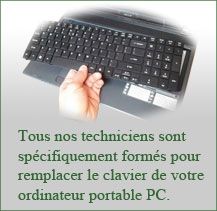 Changement clavier par professionnels