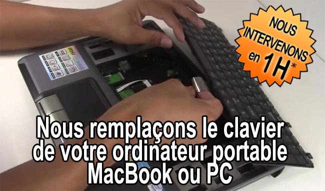 Remplacement clavier