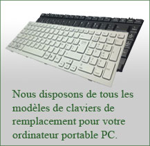 changement clavier portable PC