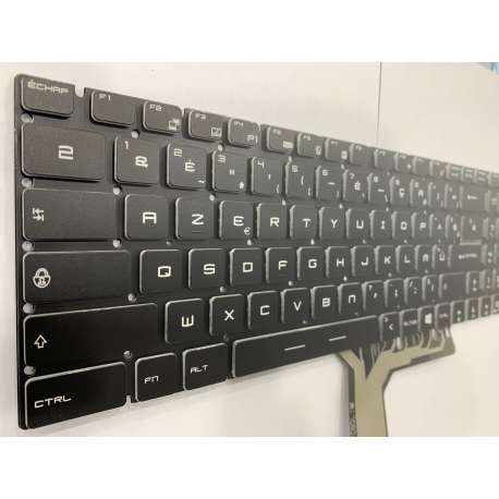 Clavier Français MSI GE63 7RD rétro-éclairé 