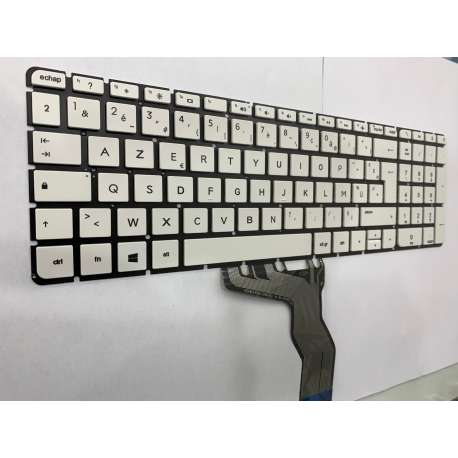 Clavier AZERTY HP Pavilion 15-AB BLANC