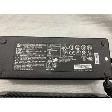  Chargeur Hp 120W 6.5 A Origine