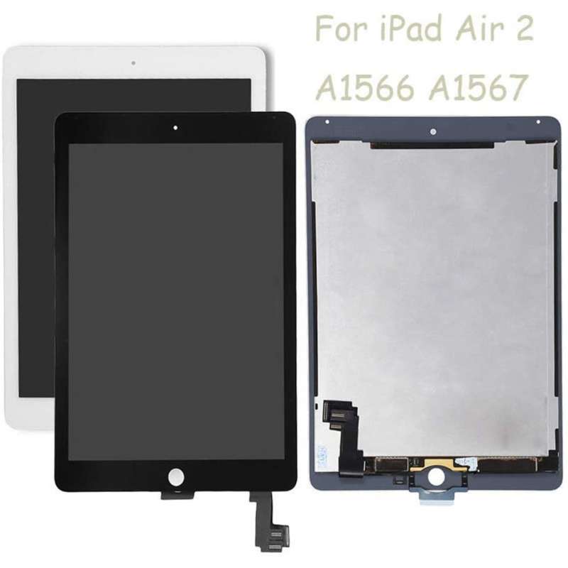 Écran Tactile LCD pour iPad Air 2, A1566, A1567 A1567, blanc