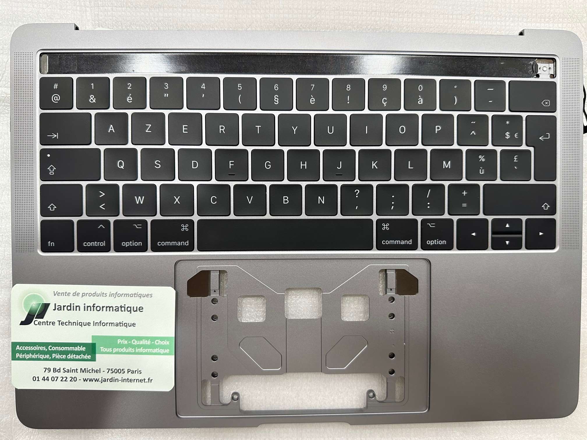 Clavier complet macbook Pro A1706, repose de poinget sans barre