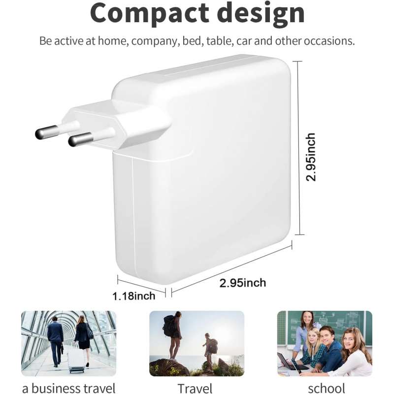 Apple MagSafe 2 - chargeur secteur pour MacBook Pro - reconditionné grade A  - 60 Watt Pas Cher