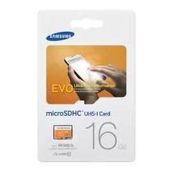 Carte micro SD EVO 16GB sans adaptateur