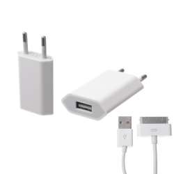 Chargeur secteur IPhone 3G, 4G, 4S