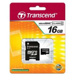 Carte Micro SD 16GB Transcend