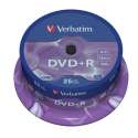 Pack de 25 DVD+R Verbatim capacité 4,7 GO