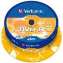 Pack de 25 DVD-R Verbatim capacité 4,7 GO
