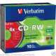 Pack de 5 DVD-RW Verbatim re-inscriptible  capacité 4,7 GO