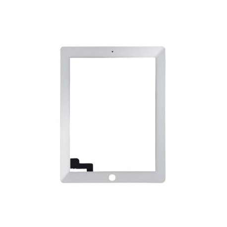 VITRE POUR IPAD2 BLANC ORIGINAL