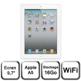 iPad 2 Wi-Fi 16 Go reconditionné - Blanc