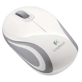 Souris sans fil PC ou Mac Logitech M187 blanche