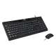 Pack Starter clavier et souris USB ADVANCE noir ref CLS-197U