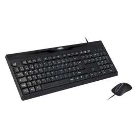Pack Starter clavier et souris USB ADVANCE noir ref CLS-197U