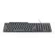 Clavier USB multimedia noir 111T GEMBIRD haute precisison KB-UM-104-FR