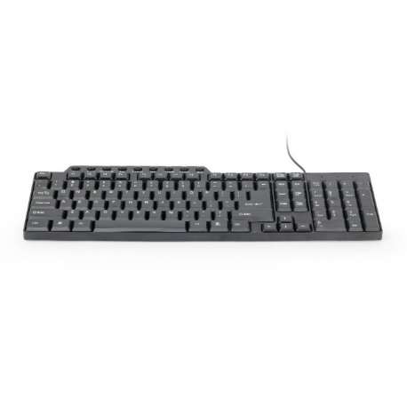 Clavier USB multimedia noir 111T GEMBIRD haute precisison KB-UM-104-FR