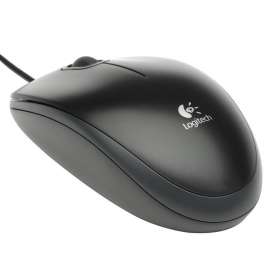 Souris optique filaire LOGITECH B100 USB 2.0 noire ref 910-003357