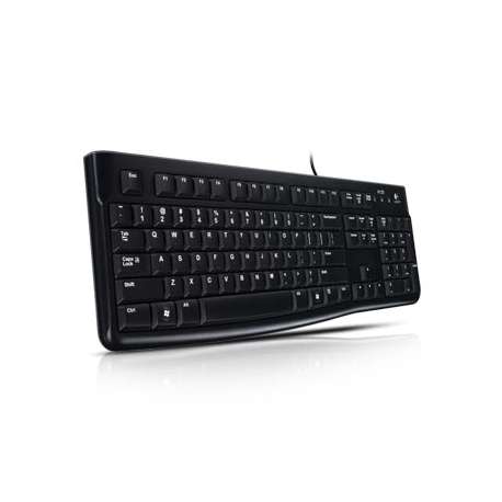 Clavier filaire LOGITECH K120 USB noir ref 920-002515