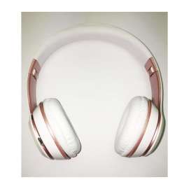 Casque Sans Fil Bluetooth Portable Pliable S480 blanc/rose