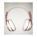 Casque Sans Fil Bluetooth Portable Pliable S480 blanc/rose