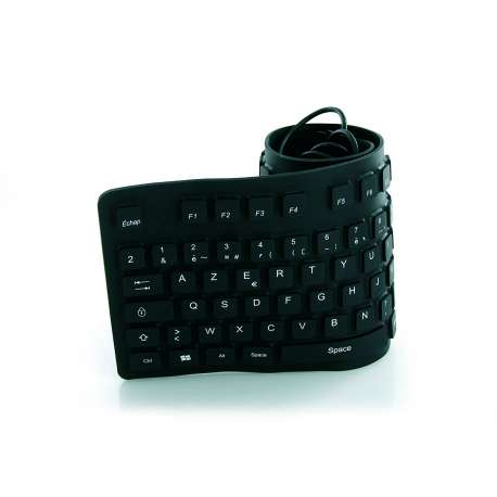 Clavier Flexible USB NOIR