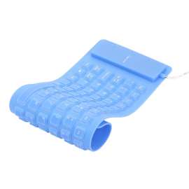 Clavier Flexible USB BLEU