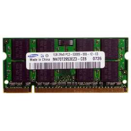 Barrette mémoire Samsung 1 Go PC2-5300S