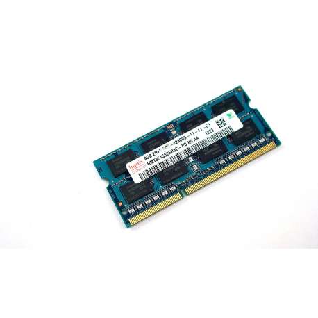 Barrette Mémoire RAM Sodimm 4Go DDR3 PC3-12800S Hynix 