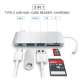 HUB Lecteur carte 5 en 1-USB 3.0 vers USB-C pour Apple MacBook