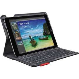 Logitech Étui Clavier Bluetooth pour iPad Air 2  Type +  AZERTY, Noir