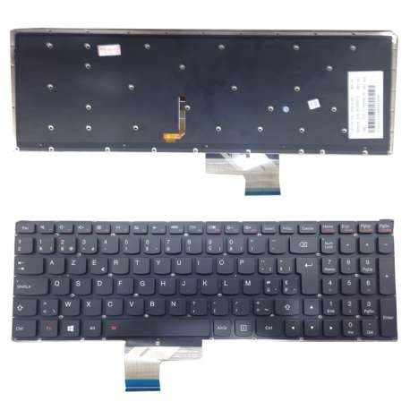 Clavier pour Lenovo Y50-70 AZERTY ref 25213193 AELZBB00110