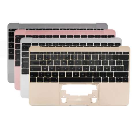 Topcase avec clavier US/UK QWERTY pour MacBook 12 pouces A1534 de 2015