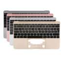 Top case avec clavier US/UK QWERTY pour MacBook 12 pouces A1534 de 2015