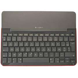 CLAVIER Etui iPad Air 1  Logitech CANVAS ROUGE