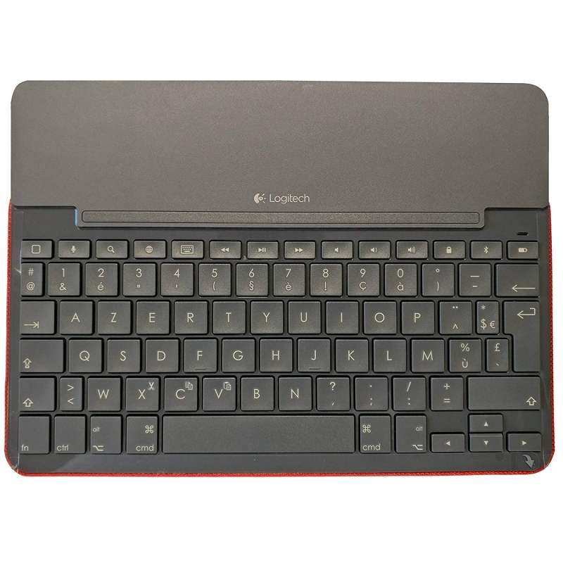 Logitech Canvas Étui Clavier pour iPad Air 1 Rouge AZERTY