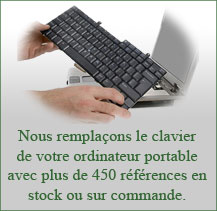 Remplacement clavier